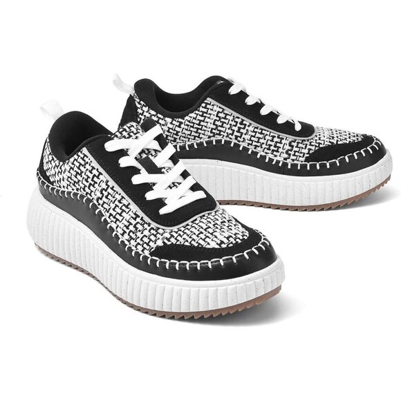 Women Chunky Sneakers Arch Comfortable Casual Platform Fashion  Sneaker - Picture 3 of 7